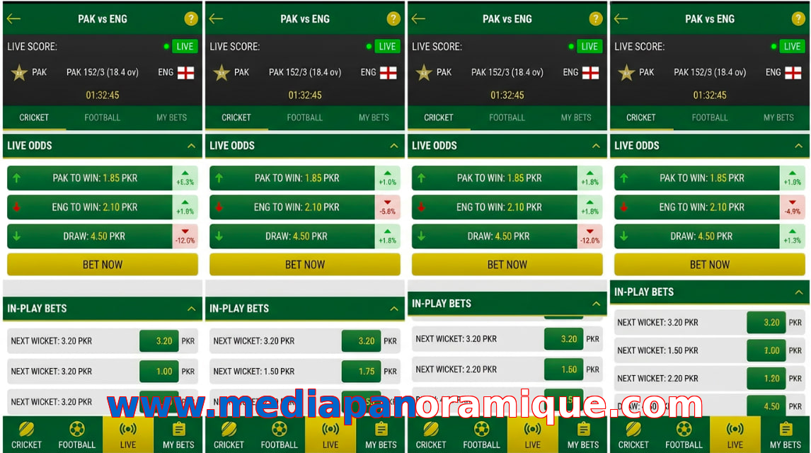 Game list for Www.mediapanoramique.com bet section