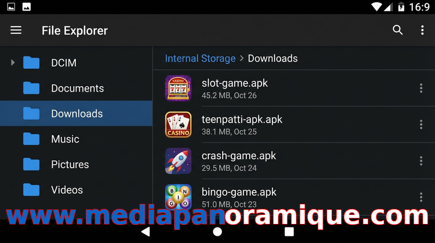 Main screen of Www.mediapanoramique.com gameapk page for PK players